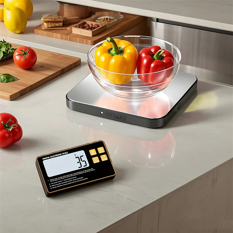 Meal Prep Kitchen - Uzaktan Ekranlı Kablosuz Mutfak Terazisi Paslanmaz