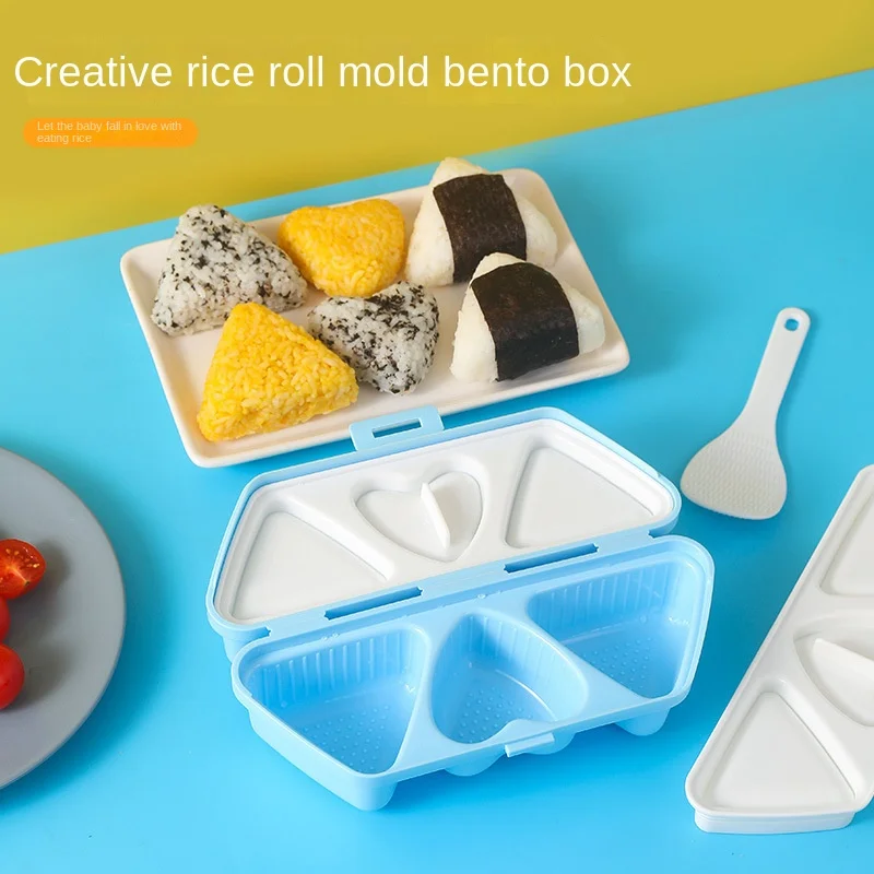 Meal Prep With Rice - Katlanır Taşınabilir Üçgen Aşk Suşi Pirinç