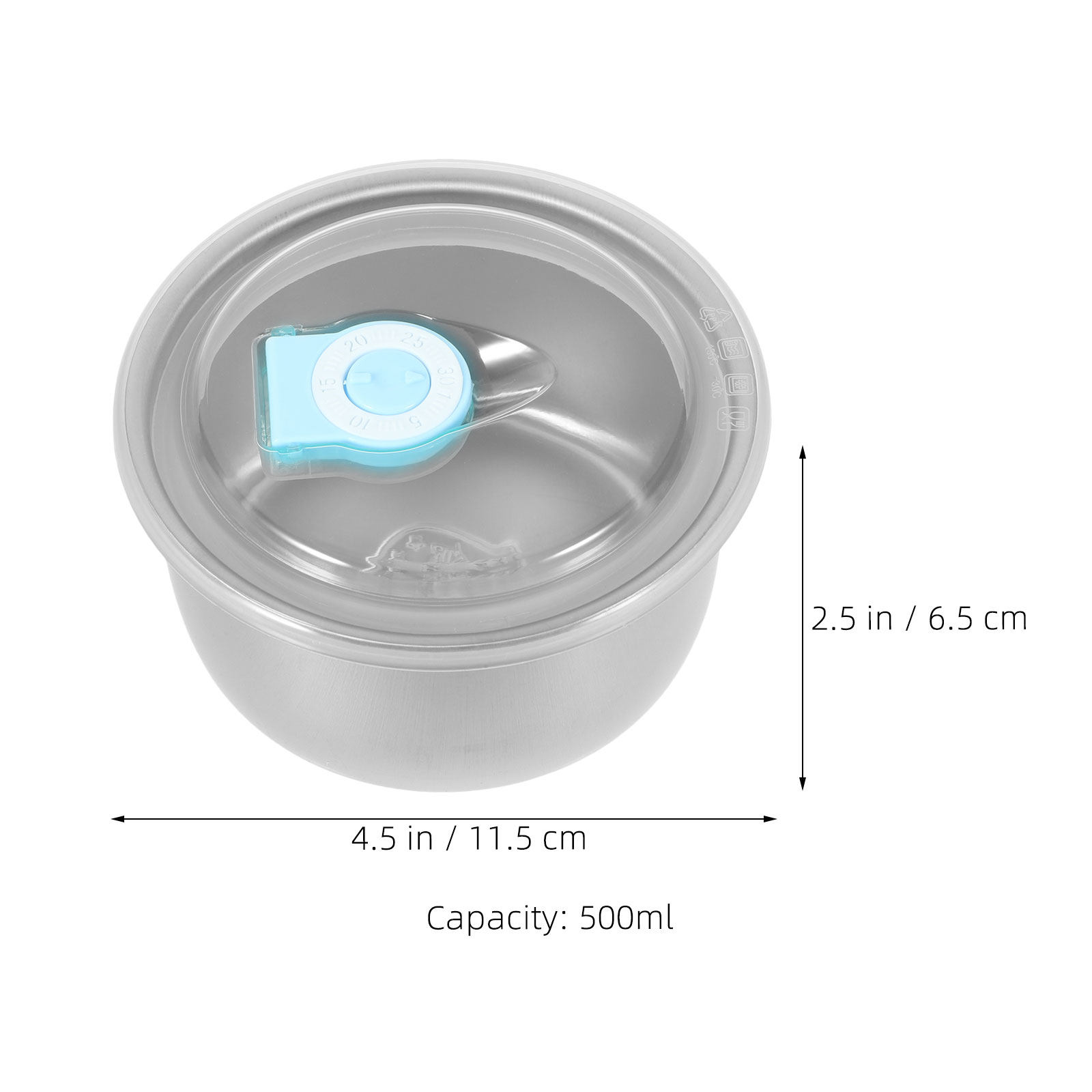 Meal Prep Bowl - 6 adet Ev Yapımı Dondurma Kutusu