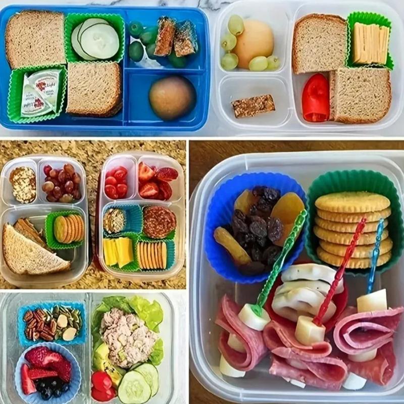 ● 12/24 adet silikon öğle yeme - Meal Prep Template incelemesi ve fiyatı