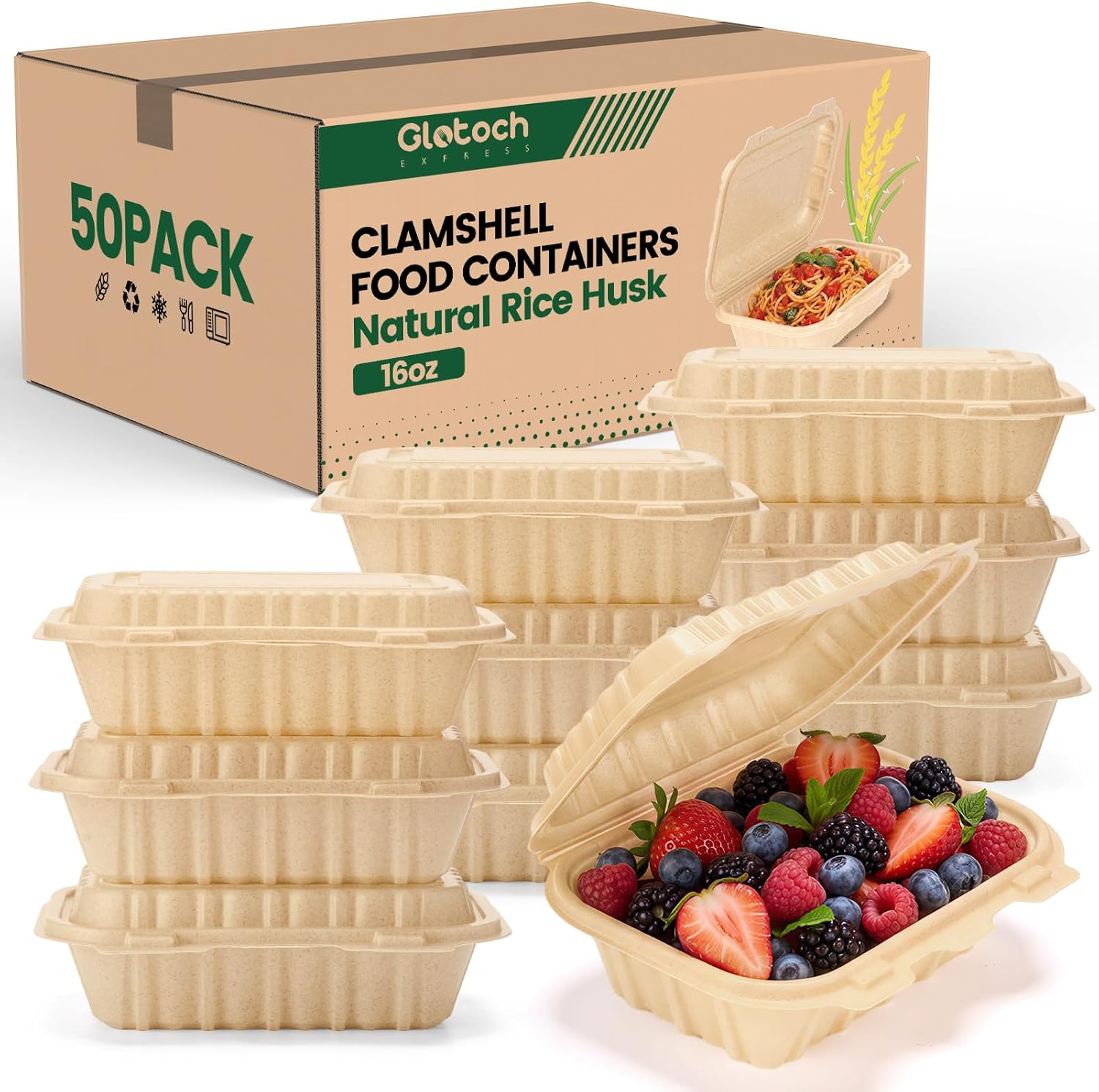50'li Paket 16oz (473ml) Deniz - Meal Prep With Rice incelemesi ve fiyatı
