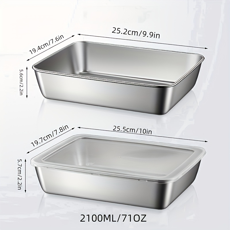 4 adet Paslanmaz Çelik Gıda Sa - Meal Prep Kitchen incelemesi ve fiyatı