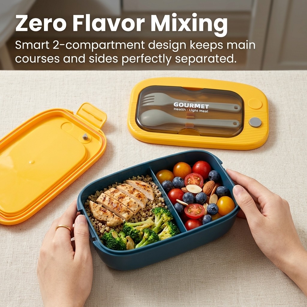 Plastik Bento Öğle Yemeği Kutu - Meal Prep Or Prep Meal incelemesi ve fiyatı