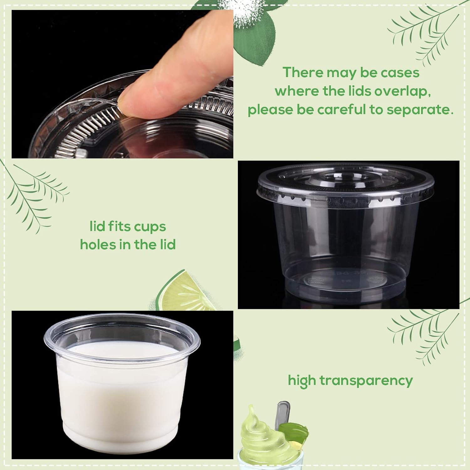 8/10OZ Plastik Parfe Bardaklar - Sauce Dipping Cup incelemesi ve fiyatı
