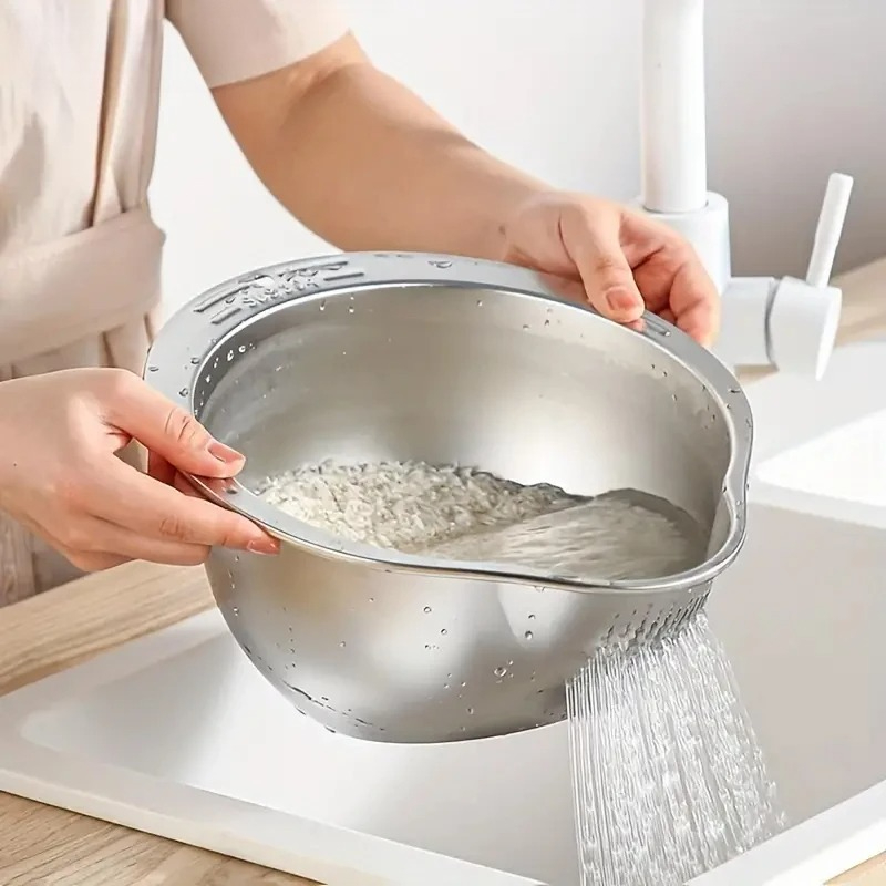Paslanmaz Çelik Pirinç Yıkama  - Meal Prep With Rice incelemesi ve fiyatı