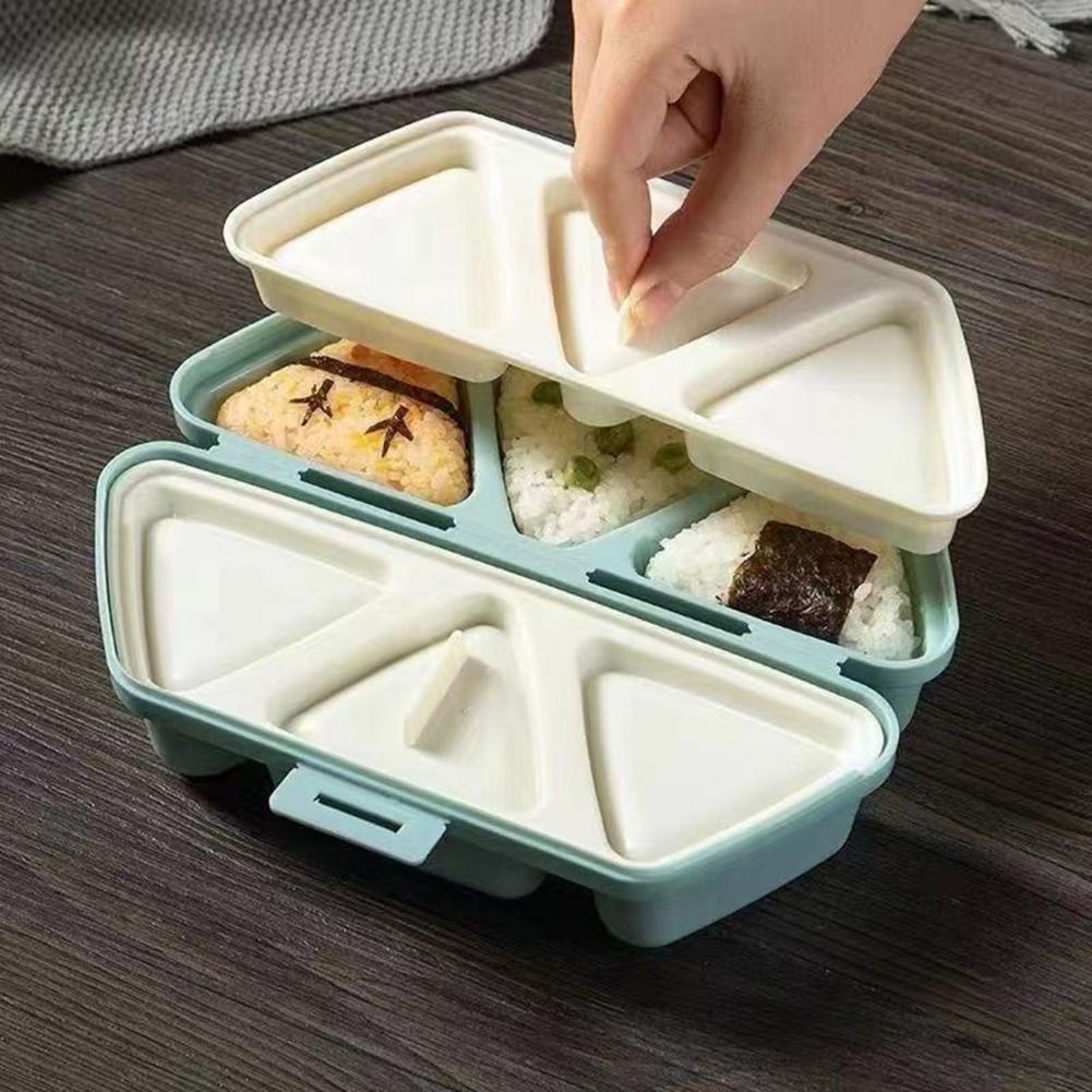 6 Bölmeli Üçgen Onigiri Kalıbı - Meal Prep With Rice incelemesi ve fiyatı