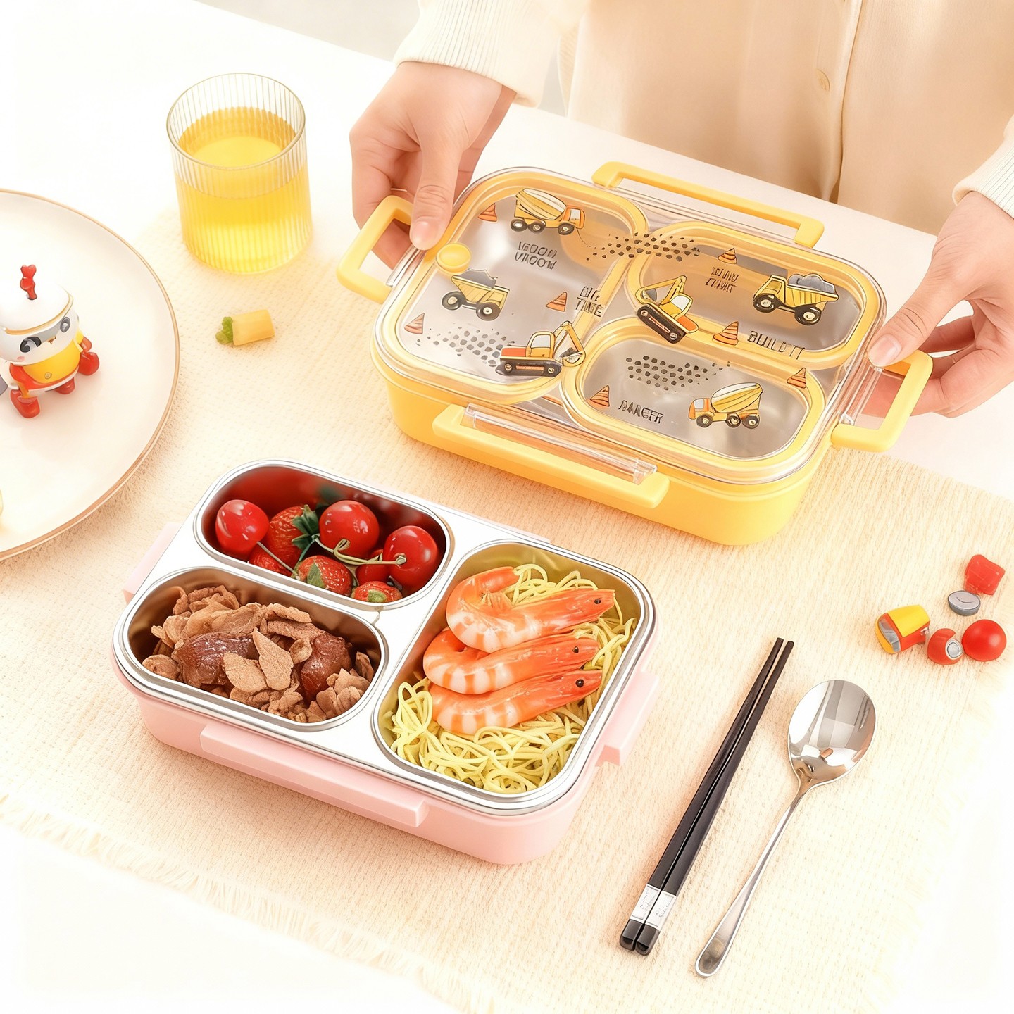 Büyük Kapasiteli Çizgi Film De - Meal Prep Bowl incelemesi ve fiyatı